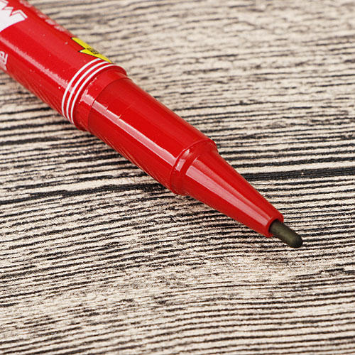 记号笔m708油性签名笔双头级细3支红色a23