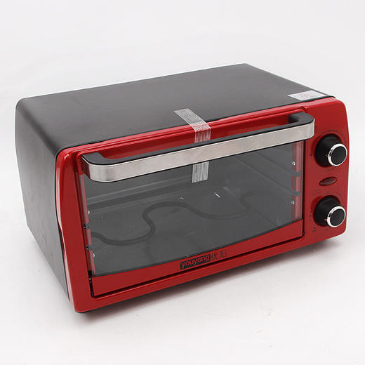 优阳黑红色yym10b电烤箱家用10升烘焙多功能迷你c27