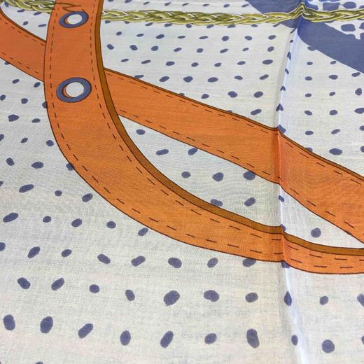 桑蚕丝印花长巾 商品图3