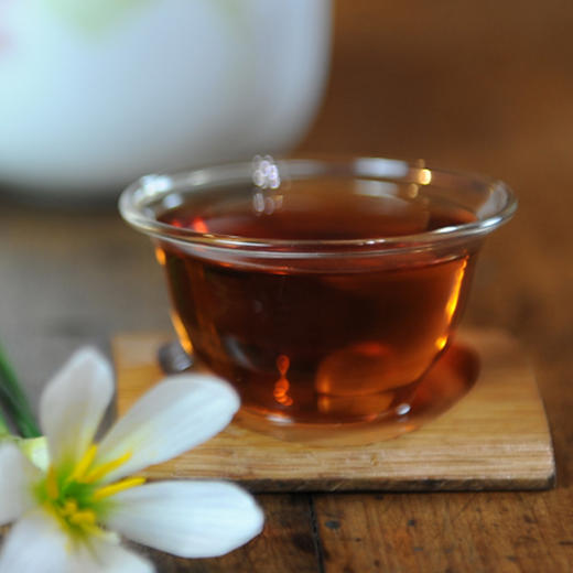 雅安藏茶 黄藏金长条红木盒藏茶48*5g 深发酵口感醇厚 商品图2