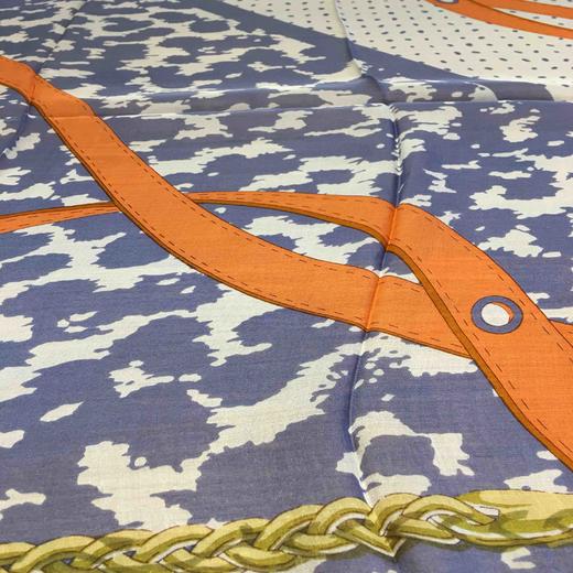 桑蚕丝印花长巾 商品图2