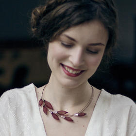 北京仓｜Vlum-Epineuse-Grenat 石榴红 项链［法国设计师］