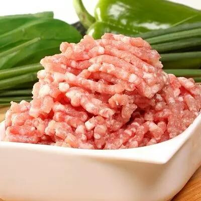 鲜肉鲜猪肉馅精瘦肉馅约500g份