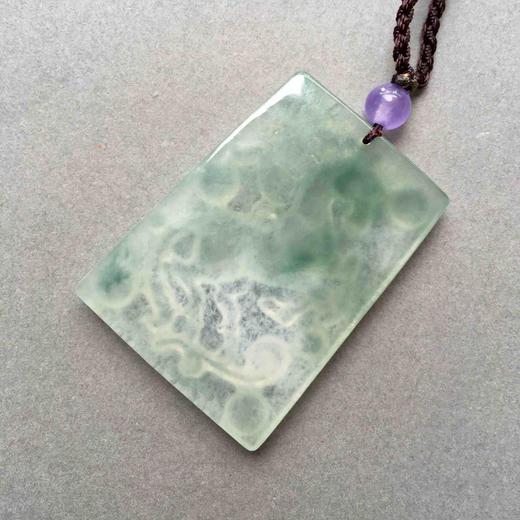 冰种飘花翡翠马牌 商品图4