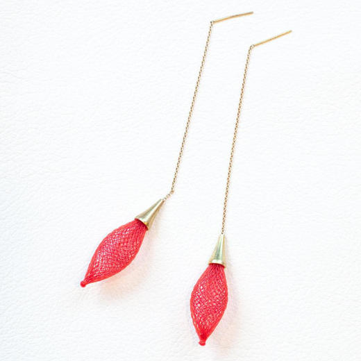 北京仓｜Vlum-Epineuse-Frambuise 树莓红 耳线［法国设计师］ 商品图1