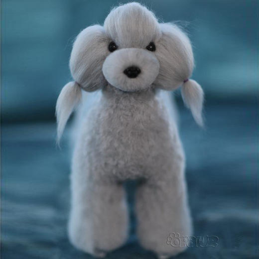 泰迪狗模特全身毛 - 灰色 OPAWZ小爪印 商品图1