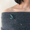 北京仓｜Vlum-Bourgeons-Lagon 湖水蓝 胸针［法国设计师］ 商品缩略图0