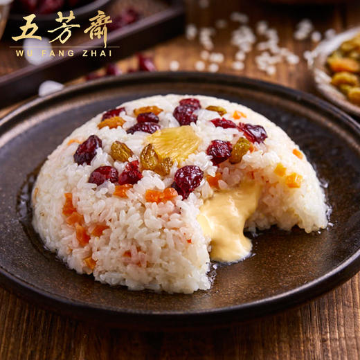 五芳斋 八宝饭铁罐装 腊味家常椰香八宝饭 传统年夜饭年货速食方便米饭核桃仁糯米饭 商品图2