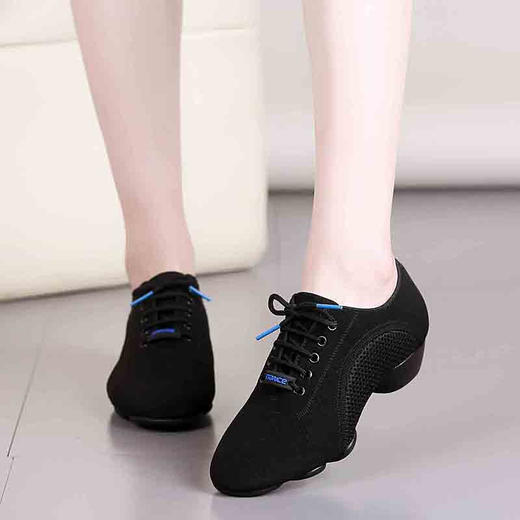 牛津布拉丁舞教师鞋两点底练功鞋广场舞舞蹈鞋kcbd419