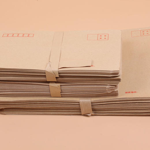 普通6号牛皮信封230mm120mm100个包适合装凭证单据大小的文件