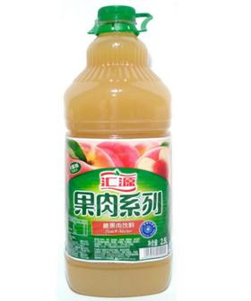 【批发】汇源果肉多 桃复合果肉饮料2.5L/桶×6桶/箱