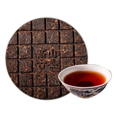 5片2014年印级传家宝普洱熟茶 巧克力小饼每片100克（5片共1斤） 商品图5