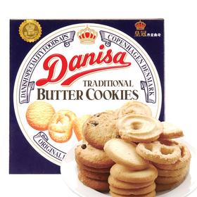 皇冠曲奇饼干163g/盒