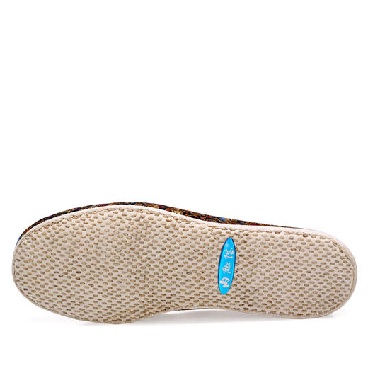 内联升女鞋手工单鞋千层底织锦月舌8213A 商品图2