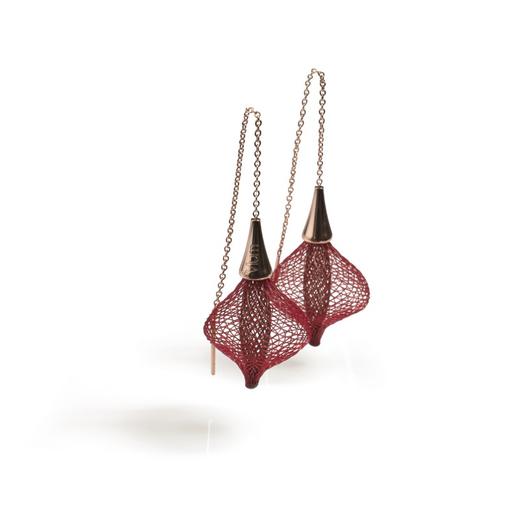 北京仓｜Vlum-Volubiles-Cassia 黑加仑紫 耳线［法国设计师］ 商品图0