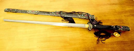 龙泉刀剑 兴业唐刀家旺业兴 蒋氏刀剑未开刃 商品图2