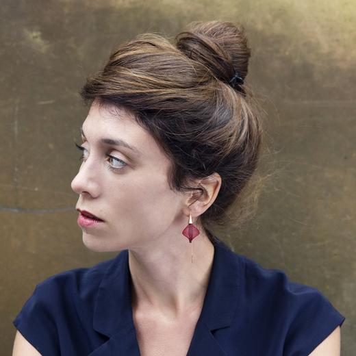 北京仓｜Vlum-Volubiles-Cassia 黑加仑紫 耳线［法国设计师］ 商品图1