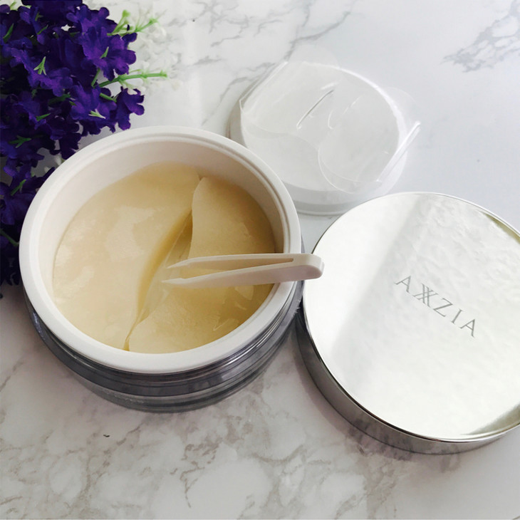 日本axxzia晓姿铂金蚕丝眼膜去黑眼圈眼袋淡化细纹法令纹60枚