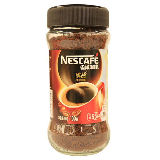 雀巢咖啡醇品100g/瓶 商品图0