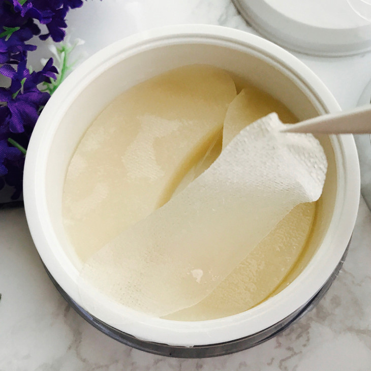 日本axxzia晓姿铂金蚕丝眼膜去黑眼圈眼袋淡化细纹法令纹60枚