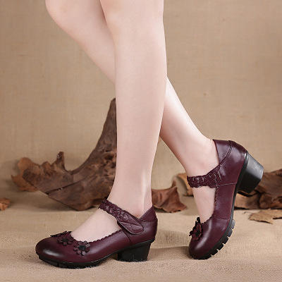 C 3598-1  春季新款休闲牛皮单鞋 商品图2