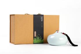 2026年特级顶采龙井青瓷陶罐400克 大傅净茶 无农药零残留