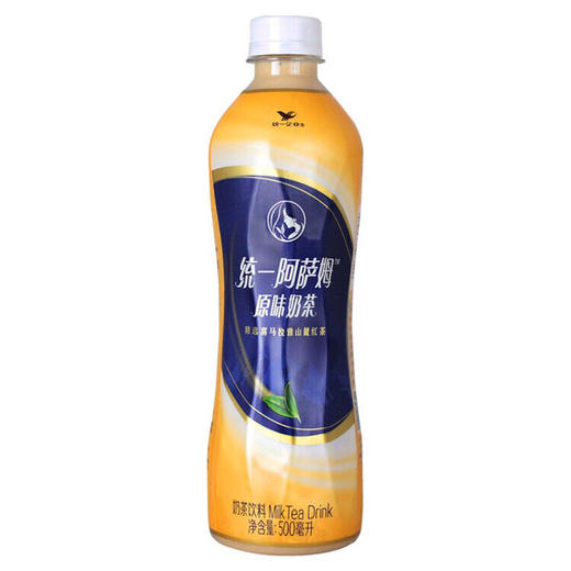 统一阿萨姆原味奶茶500ml15瓶整箱