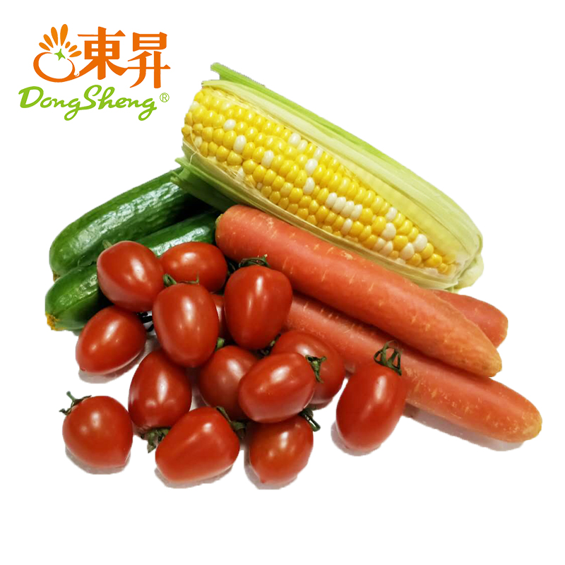 东升农场  蔬菜沙拉组合 金银玉米250G 小青瓜250G 小番茄250G 水果红萝卜250G