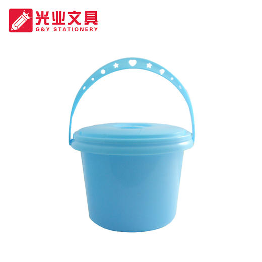 多功能颜料水桶水彩桶水粉画桶水粉颜料洗笔桶洗笔筒带调色盘 光业文具百货旗舰店