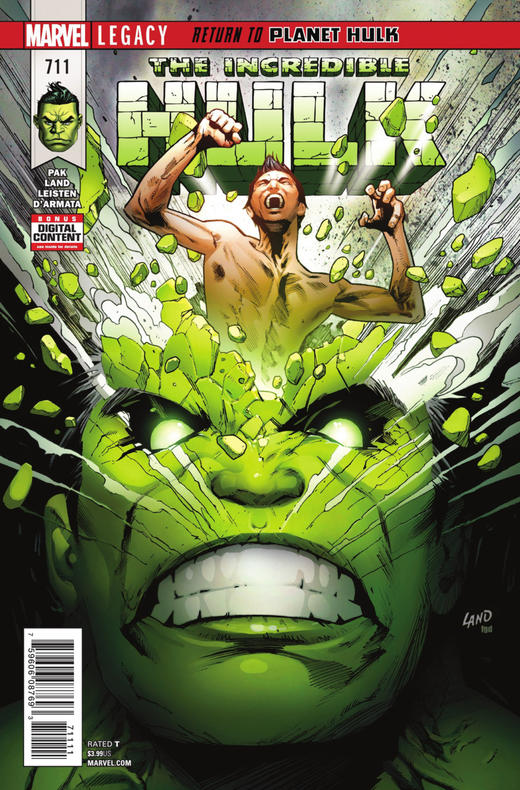 浩克 绿巨人 主刊 Incredible Hulk V4（2017）普封 商品图6