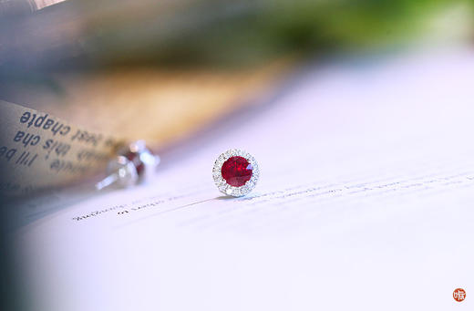 红宝石耳钉（现货已出，须定制） 商品图1
