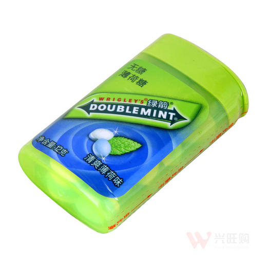 绿箭薄荷糖清爽薄荷20粒12g/瓶 商品图0