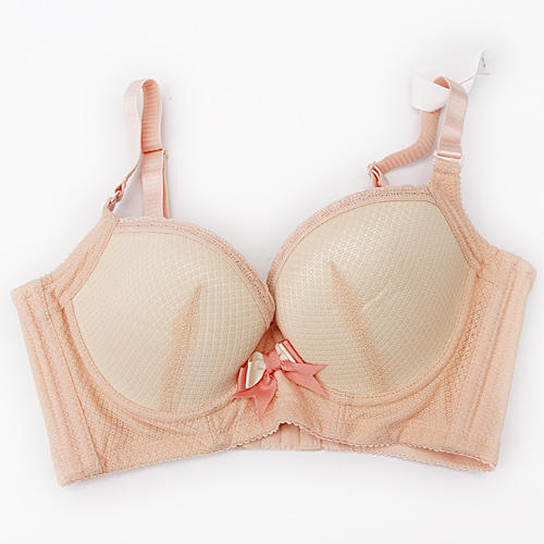 75c烂漫私语中厚型内衣文胸微调整模杯虾粉 a19