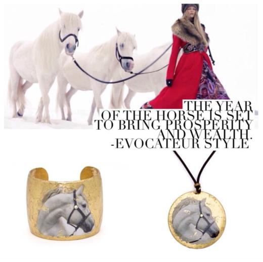 北京仓｜EVOCATEUR-White Horse-手镯［美国设计师］ 商品图4
