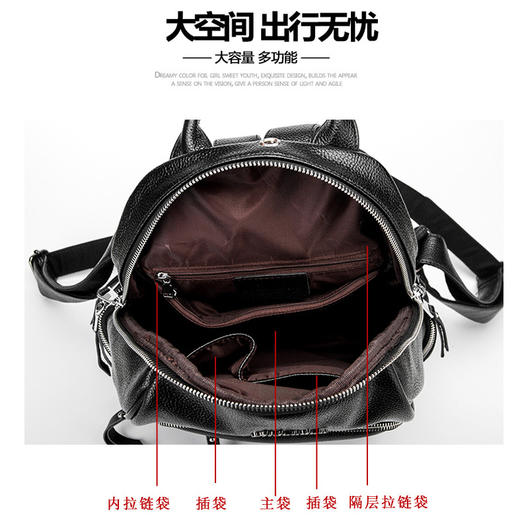 韩版时尚双肩PU背包DLKL7722 商品图3