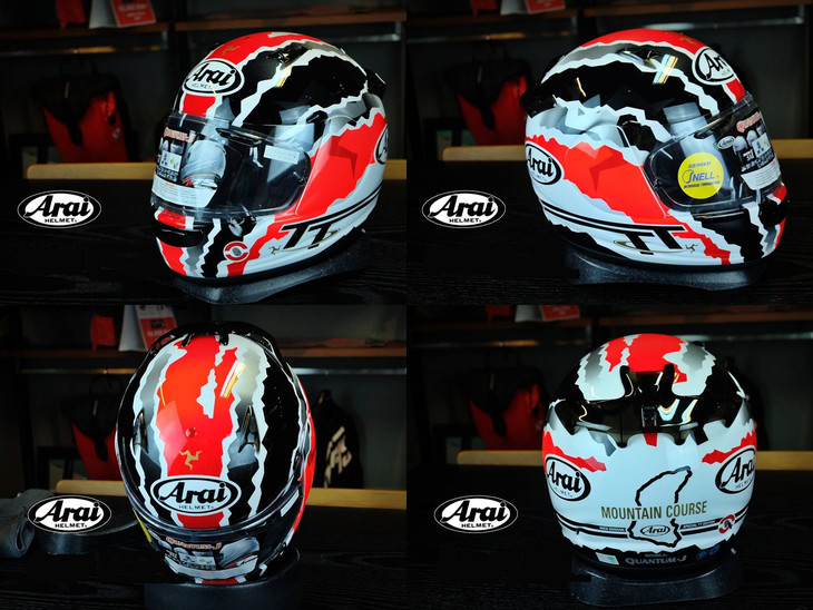 【现货】arai rx-7x 曼岛tt杜汉花色(doohan tt)