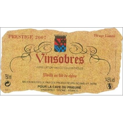 2013 CAVE DU PRIEURE VINSOBRES RESERVE