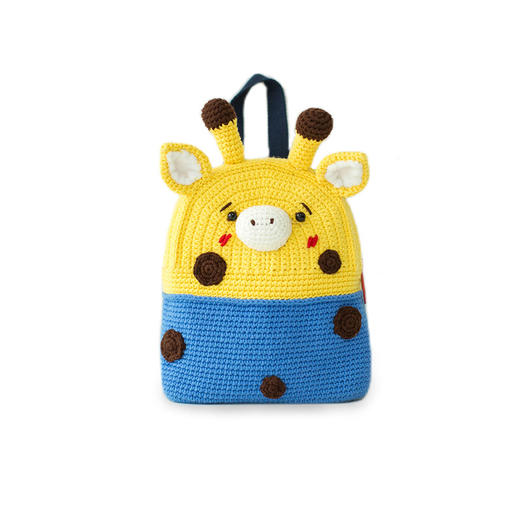 sa405新妈咪手作钩针萌物系列儿童双肩包小猪款教程