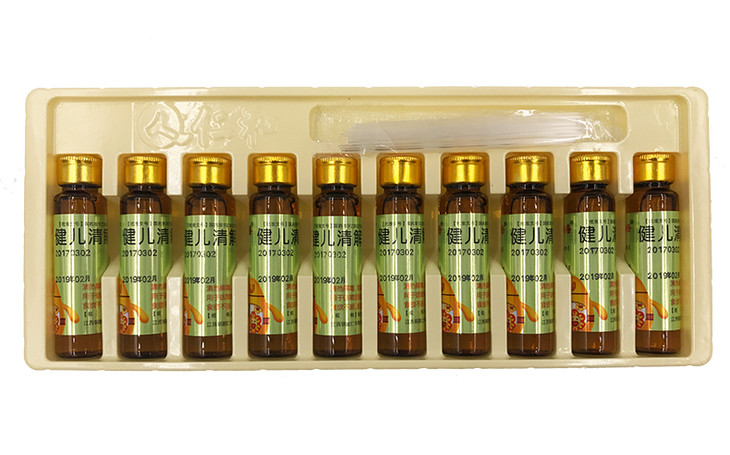 优卡丹健儿清解液10支/盒脘胀腹满清热解毒 婴儿童咳嗽 肠胃药