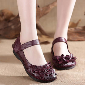 C 3590-5  原创手工真皮民族风女鞋