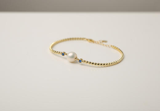 Pearl moments BLUE STONE BRACELET 蓝色麦穗珍珠手环 商品图7