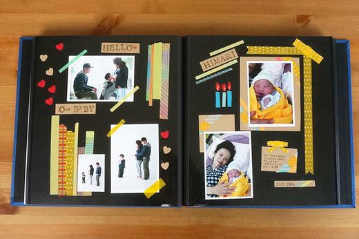 日本ncl相册diy手工粘贴式覆膜影集 儿童宝宝成长纪念册 商品图3