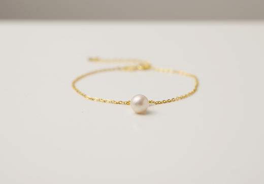 Pearl moments一颗珠纤细精巧珍珠手链 商品图1