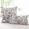 阳春小镇丨手绘靠枕靠包纯棉沙发 商品缩略图0