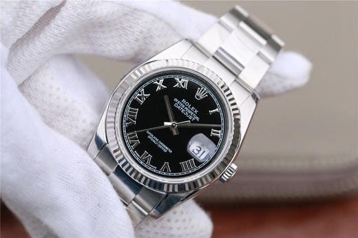 AR高仿劳力士DATEJUST日志型116234腕表副本， 36mm直径，并行代购版DATEJUST，完美修正十年间所有副本的不足和缺陷，男士腕表，自动机械机芯，精钢表带，密底（复刻手表） 商品图3