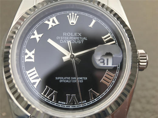 AR高仿劳力士DATEJUST日志型116234腕表副本， 36mm直径，并行代购版DATEJUST，完美修正十年间所有副本的不足和缺陷，男士腕表，自动机械机芯，精钢表带，密底（复刻手表） 商品图8