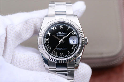 AR高仿劳力士DATEJUST日志型116234腕表副本， 36mm直径，并行代购版DATEJUST，完美修正十年间所有副本的不足和缺陷，男士腕表，自动机械机芯，精钢表带，密底（复刻手表） 商品图1