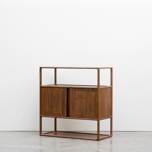 素元凌空高柜餐边柜玄关柜茶室柜纯实木榫卯结构设计师家具