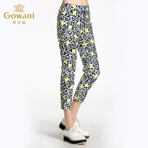 乔万尼春夏修身休闲紧身铅笔小脚裤EB1F716 商品图2