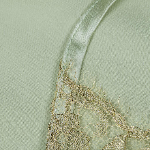 MANITO 蕾丝吊带短睡裙（浅艾绿） 商品图3